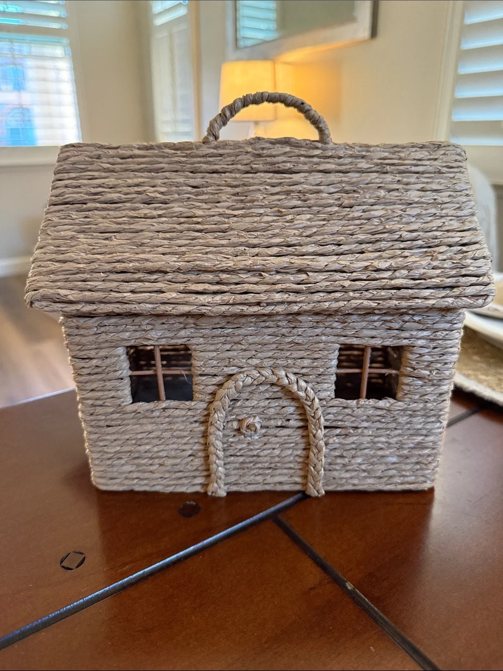NWT Viral Target Bullseye - Woven House Storage Box